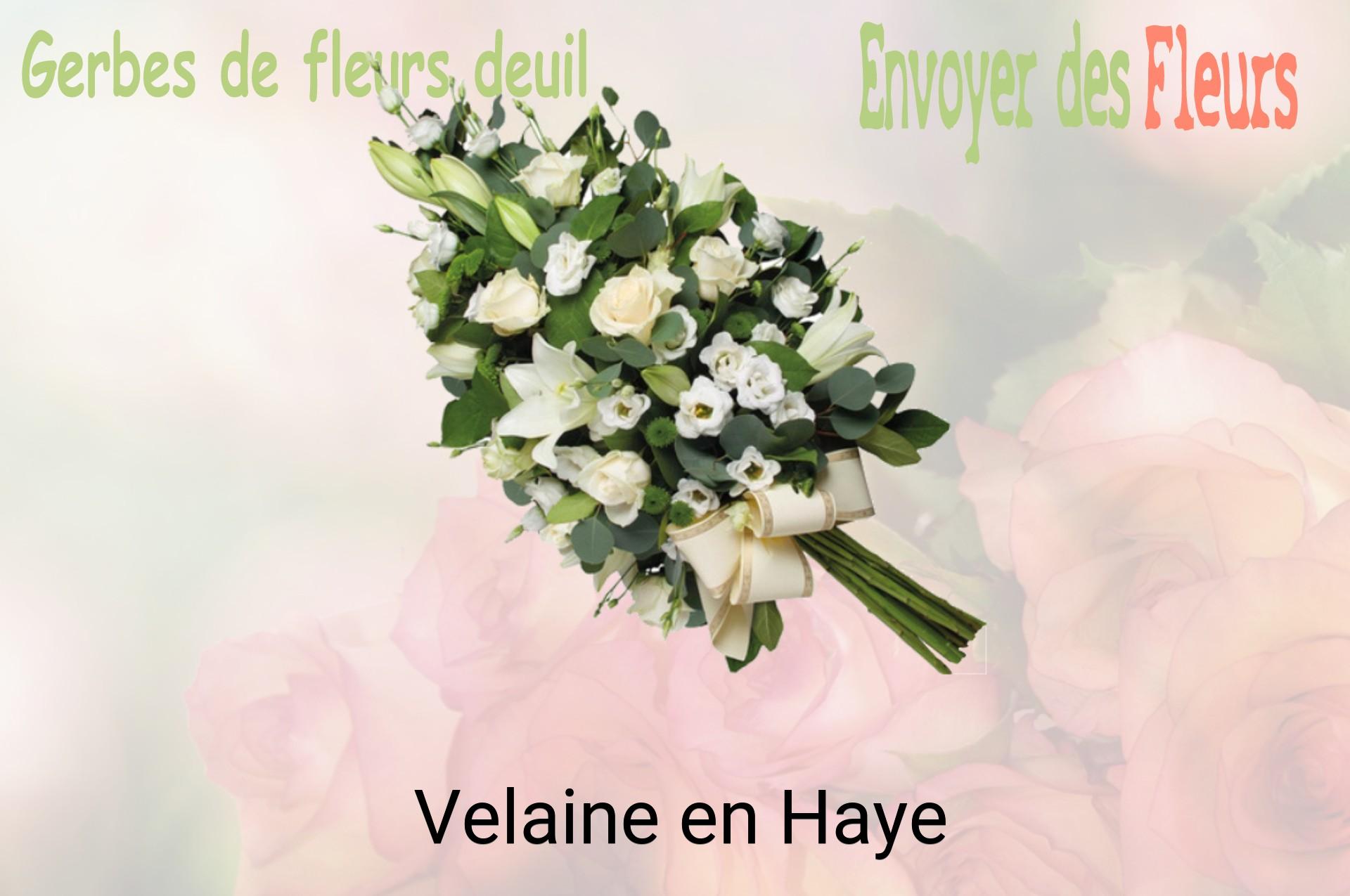 Gerbe de fleurs de deuil livrée à Velaine-en-Haye
